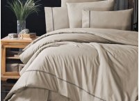 Постельное белье ранфорс delux First Choice - Alisa Ecru (Turkey), евро